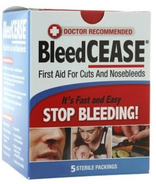 (6 Pack)  First Aid for Cuts and Nosebleeds Sterile Packings 5 Ea - Home Clinic Supply